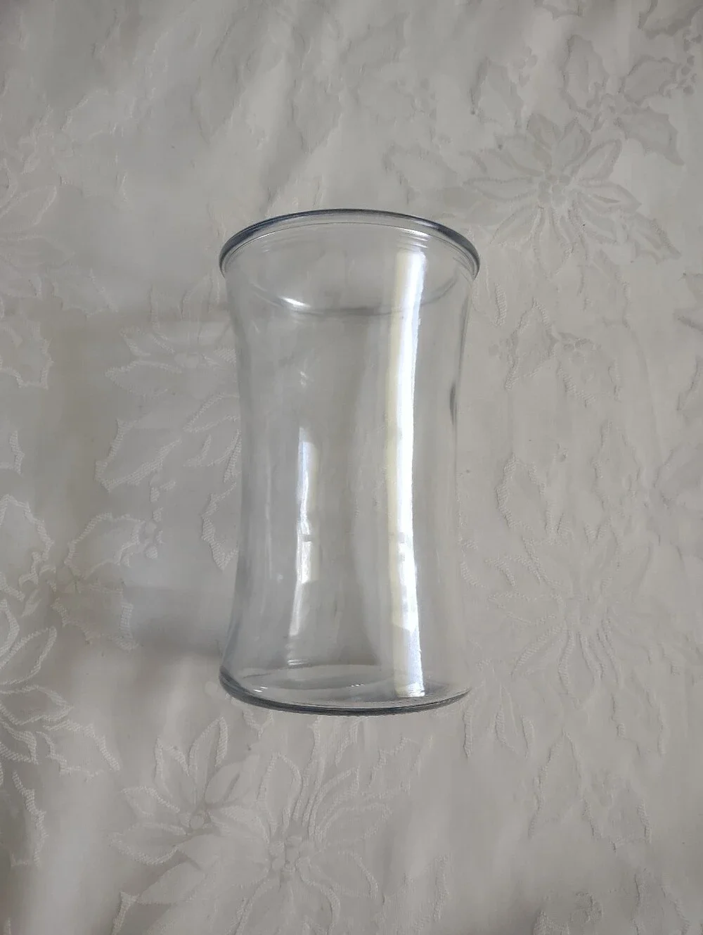 Clear Glass Tall Vase USA